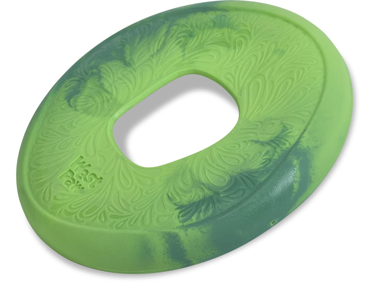 WEST PAW Seaflex Sailz Dog Toy Flying Disc – Machine Washable Dog Toys for Moderate Chewers – Eco-Friendly Zogoflex Toys for Dogs – Perfect for Gnawing, Fetch, Catch, Pet Training – Hibiscus