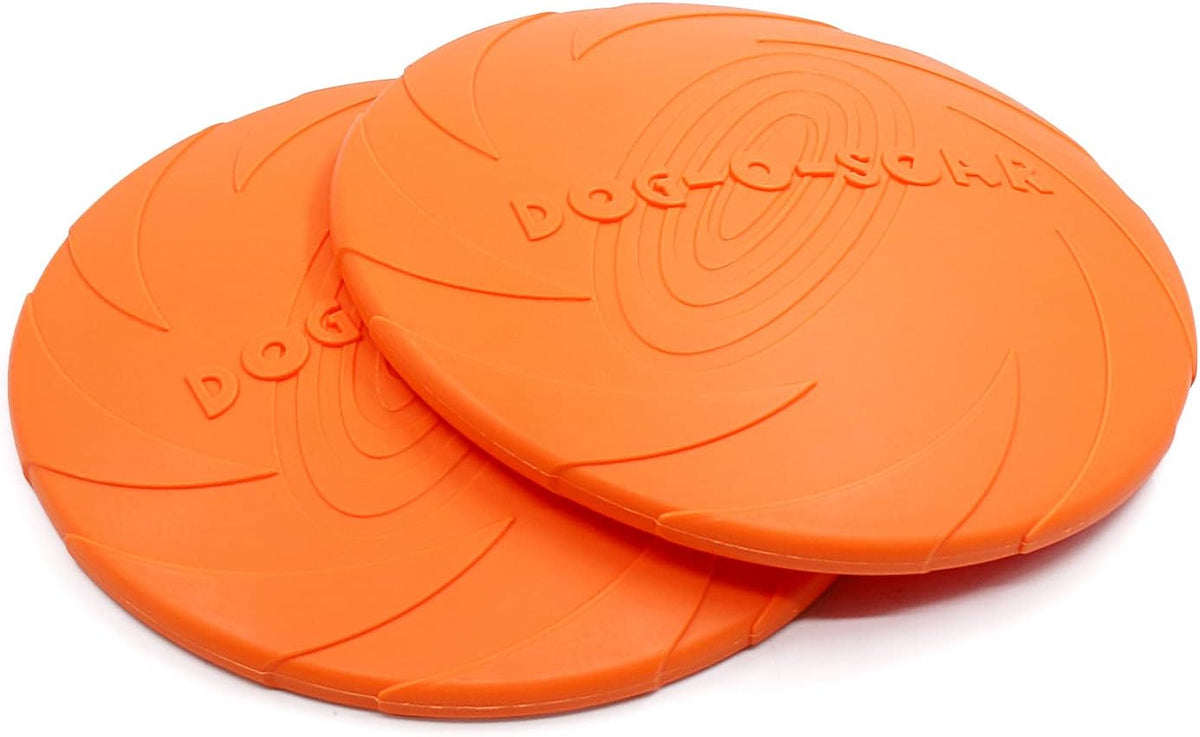 2 Pack Dog Flying Discs for Medium Large Breeds