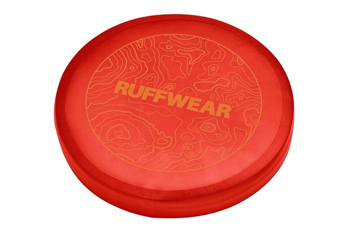 Ruffwear, Camp Flyer Dog Toy, Flying Disc, Red Sumac