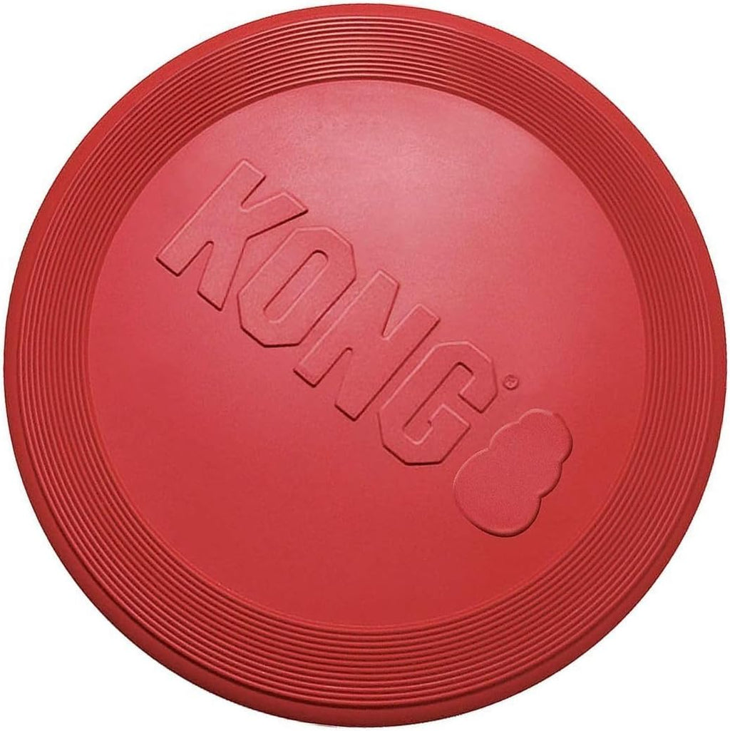 Kong Rubber Flyer,Large 2 Pack, Red