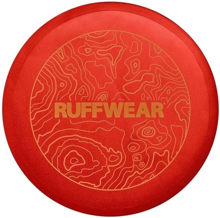 Ruffwear, Camp Flyer Dog Toy, Flying Disc, Red Sumac