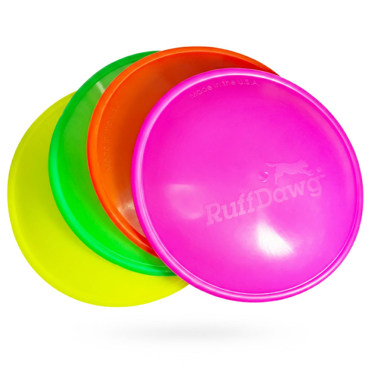 Ruff Dawg Ruff-Flex K9 Flyer Flying Disc Dog Toy, LG, Assorted Colors