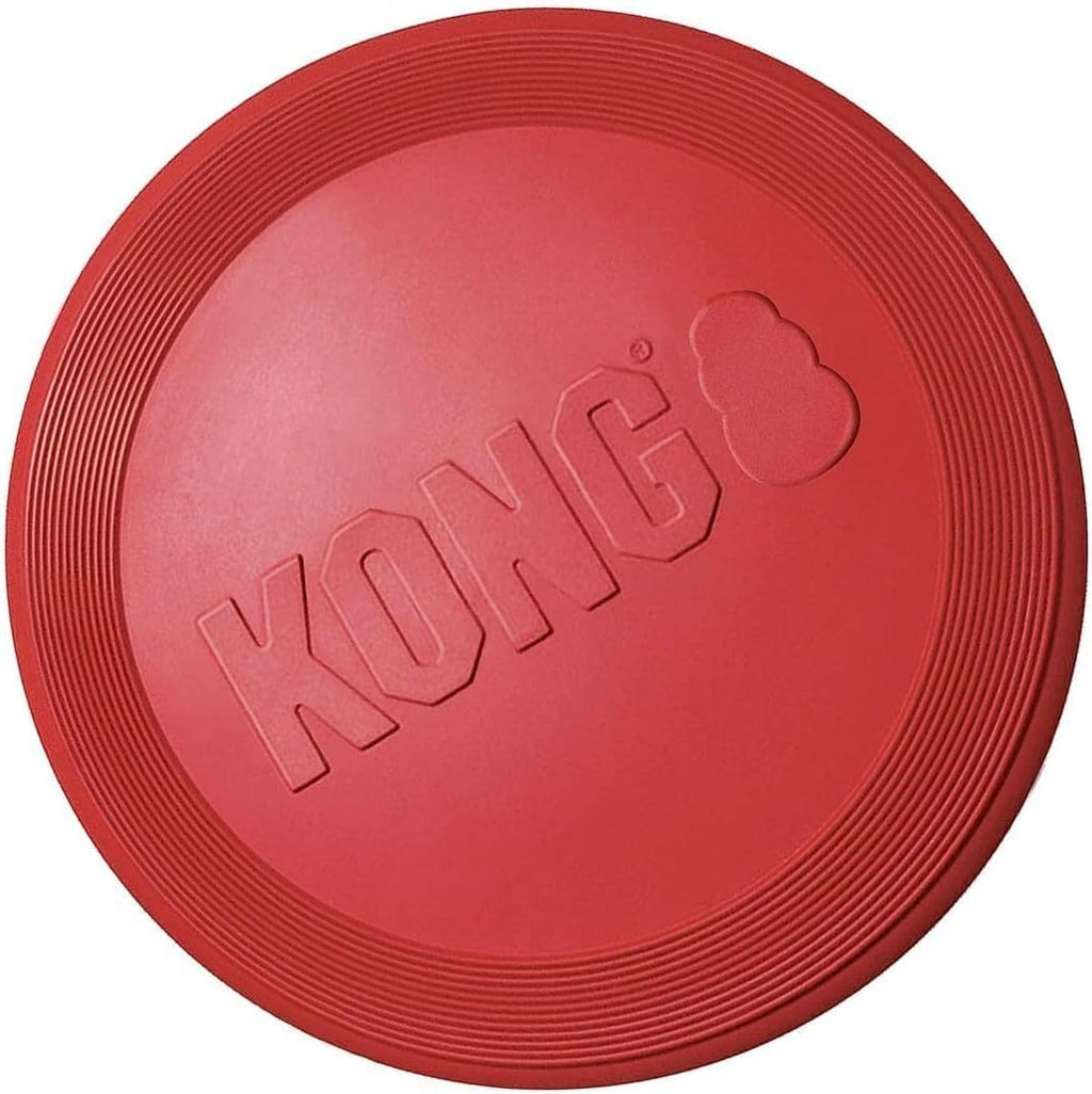 Kong Rubber Flyer,Large 2 Pack, Red