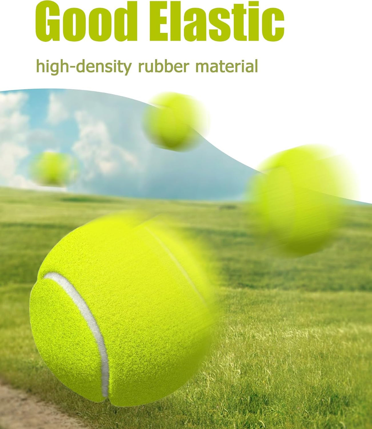 2-inches Interactive Dog Tennis Balls for Exercise and Training