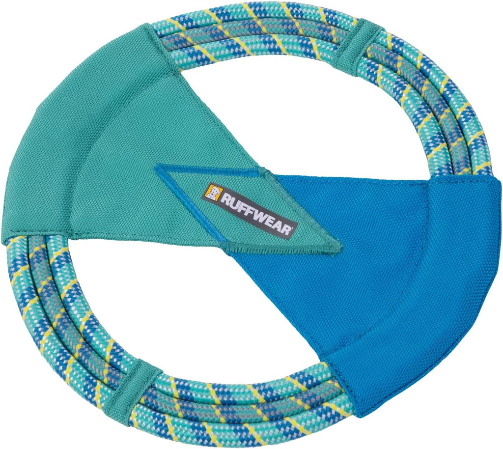Ruffwear, Pacific Ring Dog Toy, Fetch and Tug, Aurora Teal