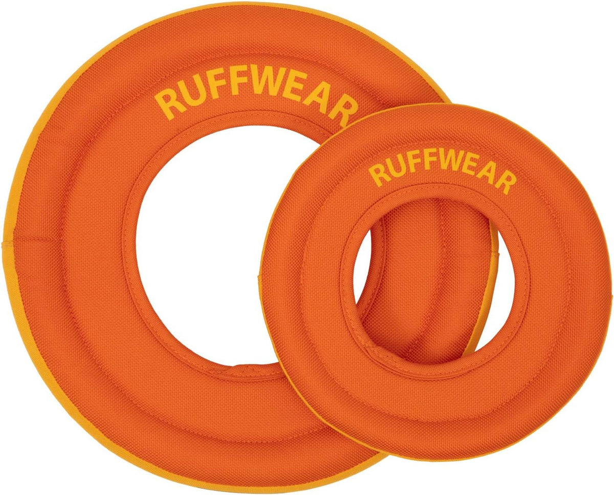 Ruffwear, Hydro Plane Flying Disc Dog Toy, Biolumin Blue, 9", Medium