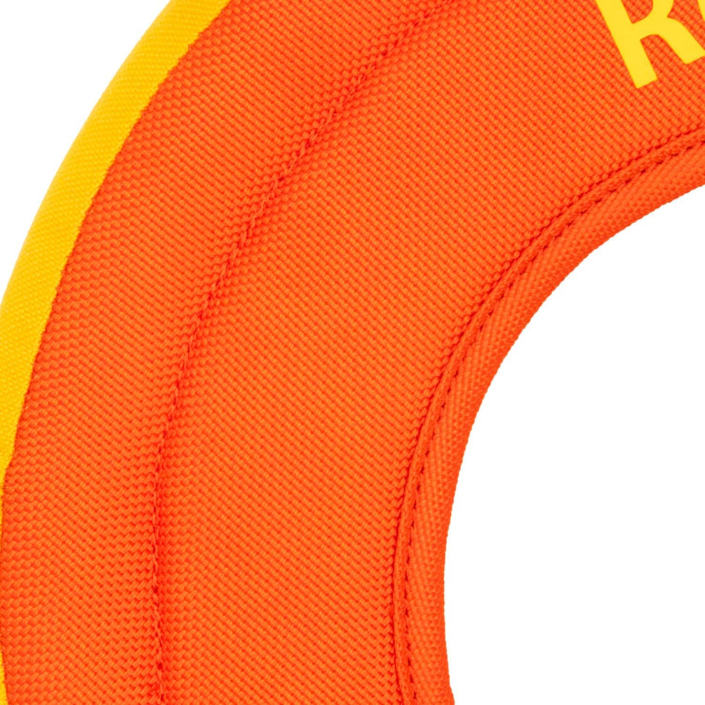 Ruffwear, Hydro Plane Flying Disc Dog Toy, Tangelo Orange, 9", Medium