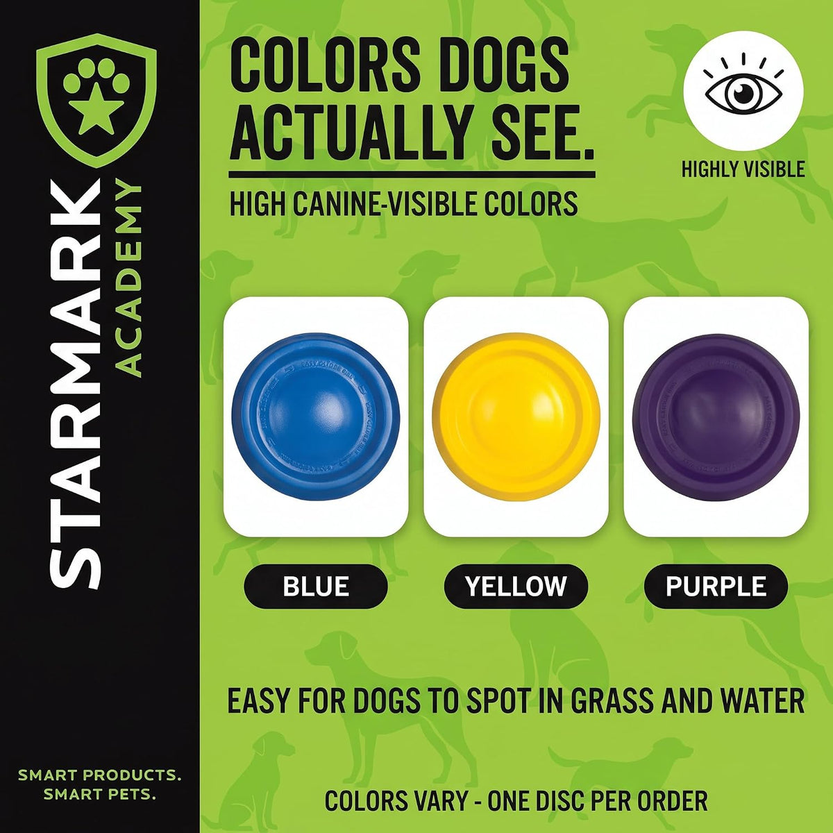 Starmark EasyGlide DuraFoam Flying Disc Dog Toy 9-Inch