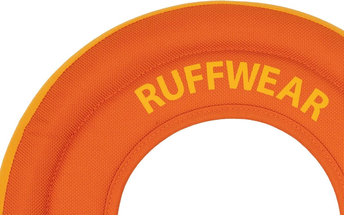 Ruffwear, Hydro Plane Flying Disc Dog Toy, Biolumin Blue, 9", Medium