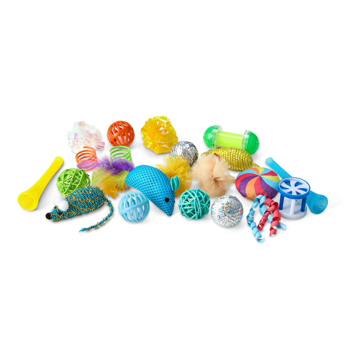 Amazon Basics Dog Ball Launcher with Detachable Handle, Tennis Ball Included, Plastic Pet Fetch Thrower