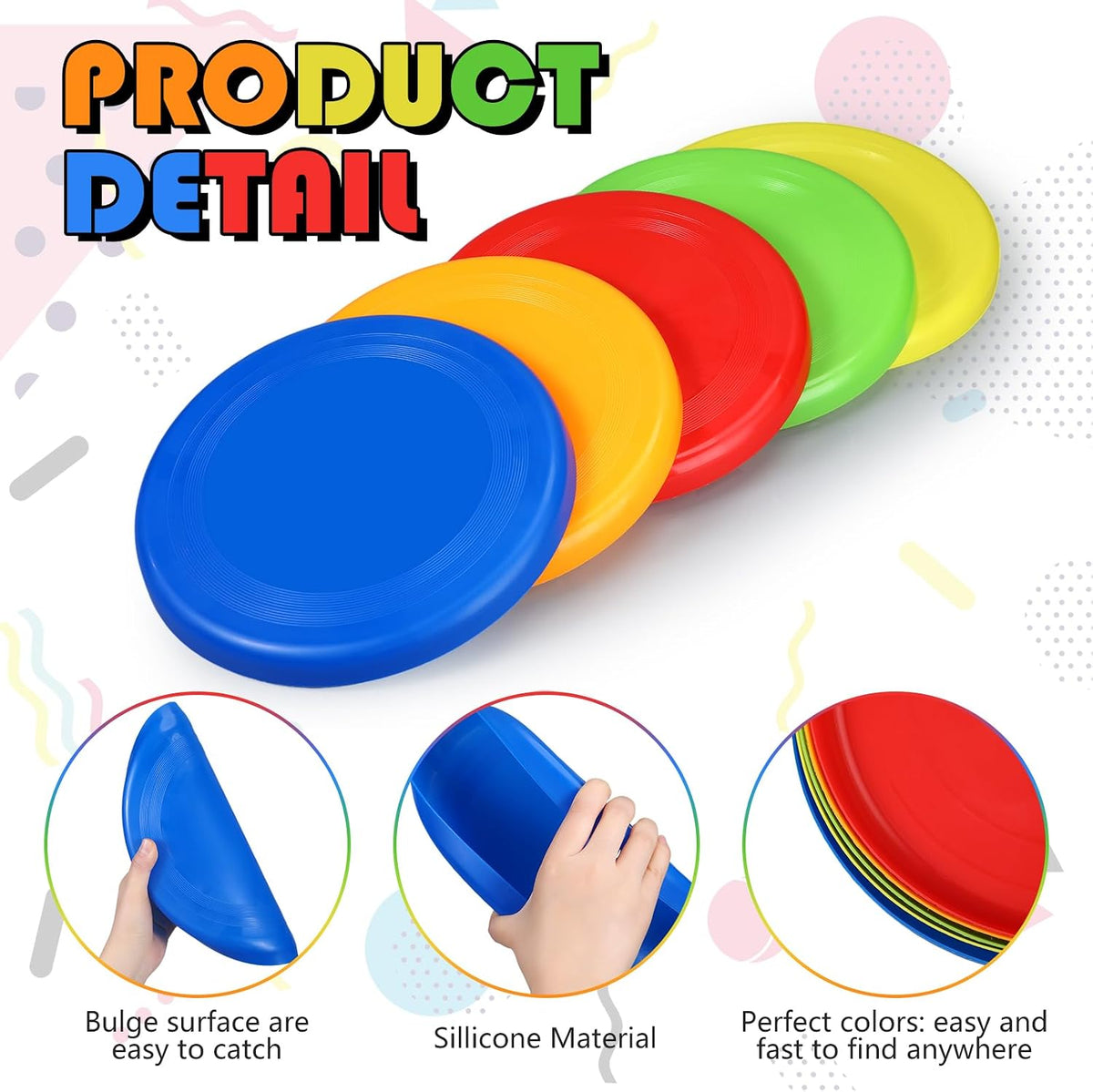10 Pack Flying Discs Outdoor Sports Training