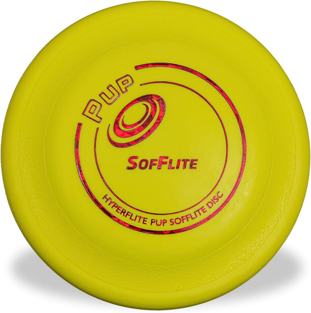 Hyperflite Pup SofFlite Soft Dog Flying Disc, 2 Pack, Small Dogs