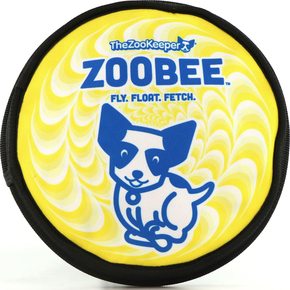 The ZooKeeper ZooBee Flying Disc Dog Toy – Soft & Durable Toss Disc, Yellow