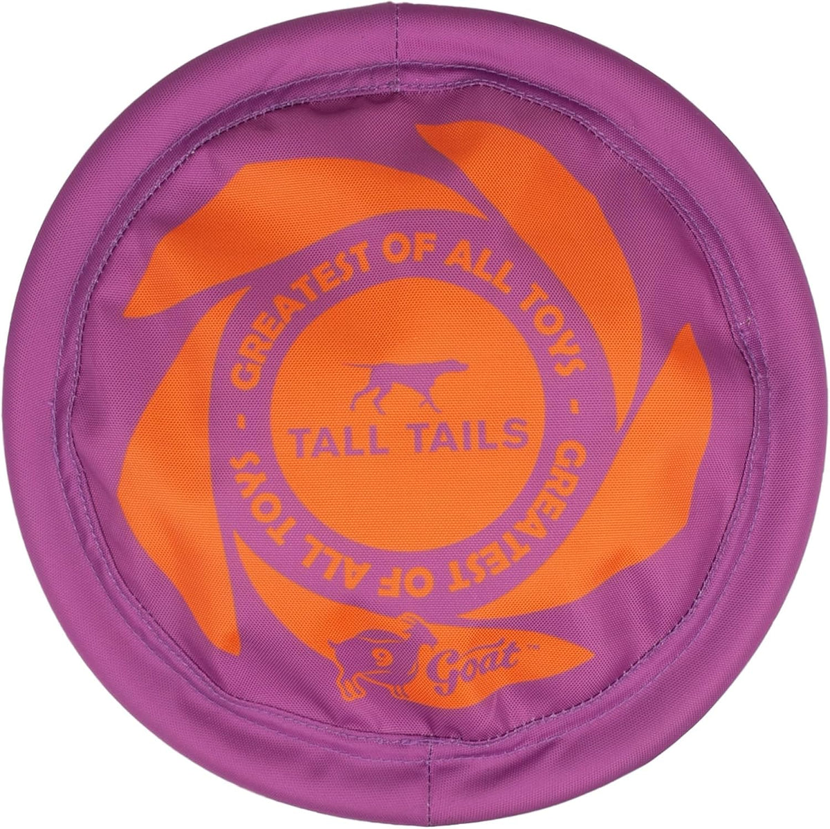 Tall Tails G.O.A.T. Greatest of All Toys Sport Flyer Fetch Toy for Dogs, Large