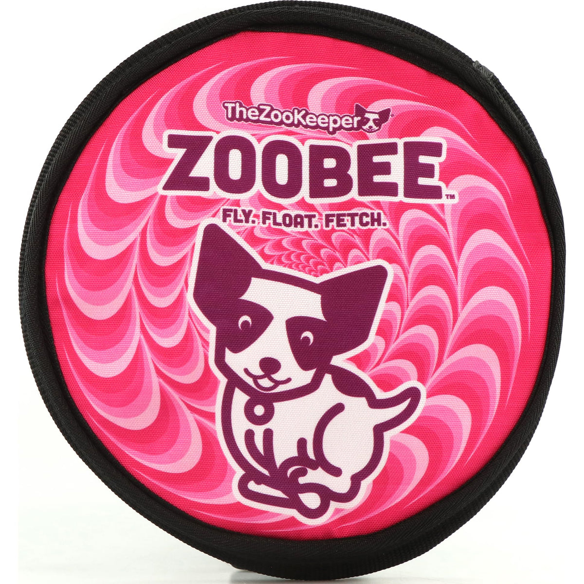 The ZooKeeper ZooBee Flying Disc Dog Toy – Soft & Durable Toss Disc, Yellow